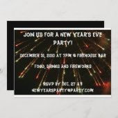 大みそかパーティの招待状 招待状 (正面/裏面)