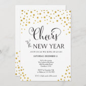 大みそかパーティの招待状 招待状 (正面/裏面)
