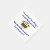 大もしきな声で言う – カクテルおもしろいナプキン スタンダードカクテルナプキン (角)