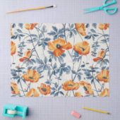 大アールヌーヴェアカリフォルニアポピー – 10lb, 17"x23 薄葉紙 (クラフト)