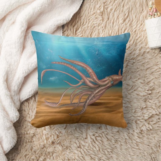 大イカ クッション (ブランケット)