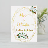 大エレガントサンキューカード 箔シーズンカード (立ち正面)