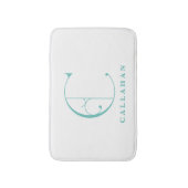 大エレガントモノグラムCスクロールタイポグラフィ バスマット (正面縦)