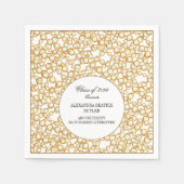 大エレガント学修士院卒業会 スタンダードカクテルナプキン (正面)