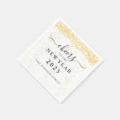 大エレガント晦日の夜に泡立つ魚 スタンダードカクテルナプキン (角)