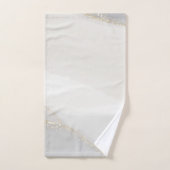 大エレガント理石 バスタオルセット (ハンドタオル)