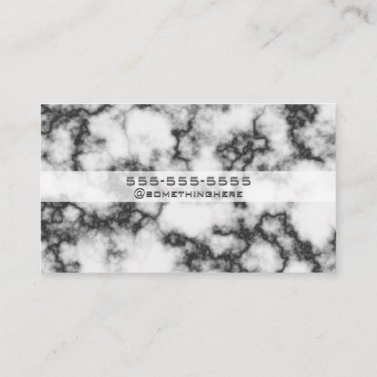 大エレガント理石 名刺 (裏面)