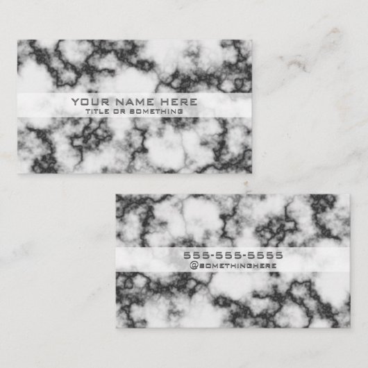 大エレガント理石 名刺 (正面/裏面)