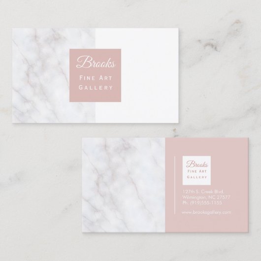 大エレガント理石 名刺 (正面/裏面)