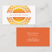 大オレンモダンジのサンロゴ名刺 名刺 (正面/裏面)