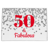 大カスタマイズ抱き枕 – マイルストーンシルバー ラージペーパーバッグ (正面)