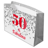 大カスタマイズ抱き枕 – マイルストーンシルバー ラージペーパーバッグ (裏面アングル)