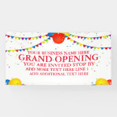 大カスタマイズ開きバルーン再開 横断幕 (横)