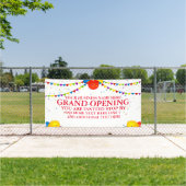 大カスタマイズ開きバルーン再開 横断幕 (インサイチュ)