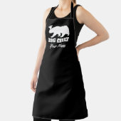 大カスタムシェフブラックベアおもしろいBBQ料理エプロン エプロン (インサイチュ)