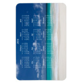 大カスタムビーチ2016年磁気カレンダー4x6 マグネット (縦)