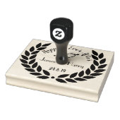 大カスタムリース結婚の ラバースタンプ (スタンプ)