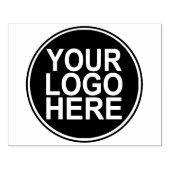 大カスタム切手ビジネスロゴ ラバースタンプ (インプリント)