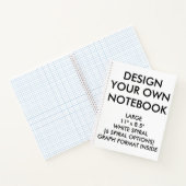 大カスタム型グラフノートブック ノートブック (内部)