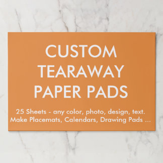 大カスタム型ティアアウェイ紙パッド ペーパーパッド