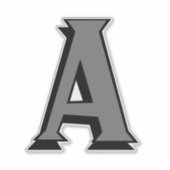 大カスタム文字ステッカーデカール シール (正面)