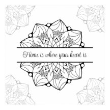 大カスタム曼荼羅アダルトカラーリングポスター