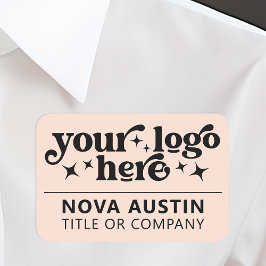 大カスタム社の従業員名タグ（ロゴ付き） 名札