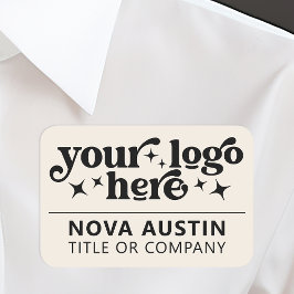 大カスタム社の従業員名タグ（ロゴ付き） 名札