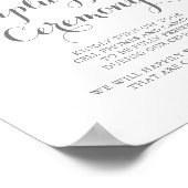 大カラフルきな野生の花が詰まっていない儀式 ポスター (角)