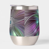 大カラフル花抽象芸術フラトリップ（幻覚体験）のようなクタルアート (右面)