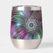 大カラフル花抽象芸術フラトリップ（幻覚体験）のようなクタルアート (背面)