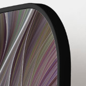 大カラフル花抽象芸術フラトリップ（幻覚体験）のようなクタルアート ピックルボールラケット (左詳細)