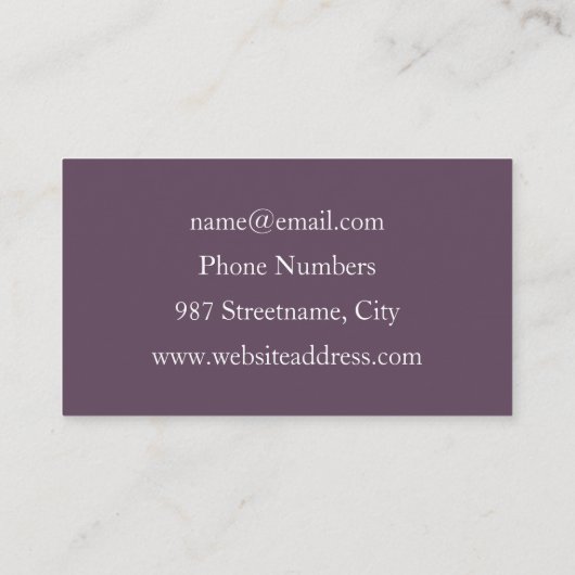 大カラフル花抽象芸術フラトリップ（幻覚体験）のようなクタルアート 名刺 (裏面)