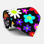 大カラフル花II ネクタイ (ロール)