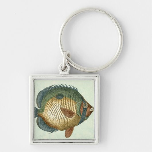 大カラフル魚 キーホルダー (正面)