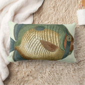 大カラフル魚 ランバークッション (ブランケット)