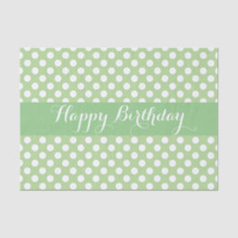 大ガーリー水玉模様 薄葉紙