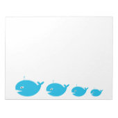 大クジラ ノートパッド (正面)