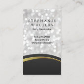 大クラシック一文字 |《写真》ぼけ味 |ウェーブデザイン 名刺 (裏面)