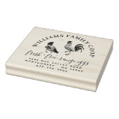 大クラシック差出人住所ヘンエッグカートン ラバースタンプ (スタンプ)