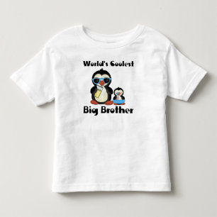 大クール兄ペンギン トドラーTシャツ