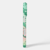 大クール理石 | ラブリーパステルコーラルアンドグリーングラデーション Case-Mate iPhoneケース (裏面 / 右)