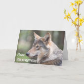 大ストップげさな、狼の叫びを上げた少年のように カード (黄色い花)