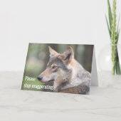 大ストップげさな、狼の叫びを上げた少年のように カード (正面)