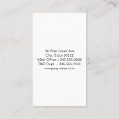 大セリフ |黒いテクスチャ 名刺 (裏面)