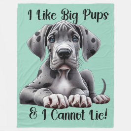 大ダネパピー フリースブランケット