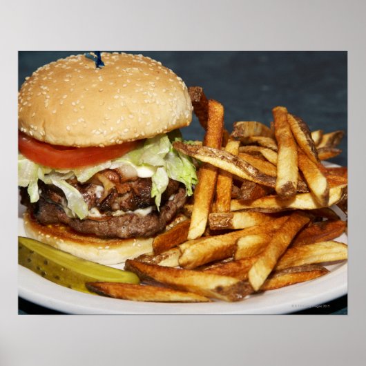 大ダブルハーフパウンドバーガーとコーラ ポスター (正面)