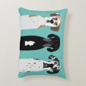 大デーン犬 アクセントクッション (裏面(縦))