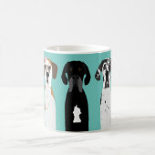 大デーン犬 コーヒーマグカップ (中央)