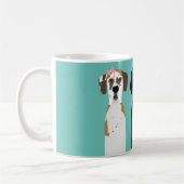 大デーン犬 コーヒーマグカップ (左)